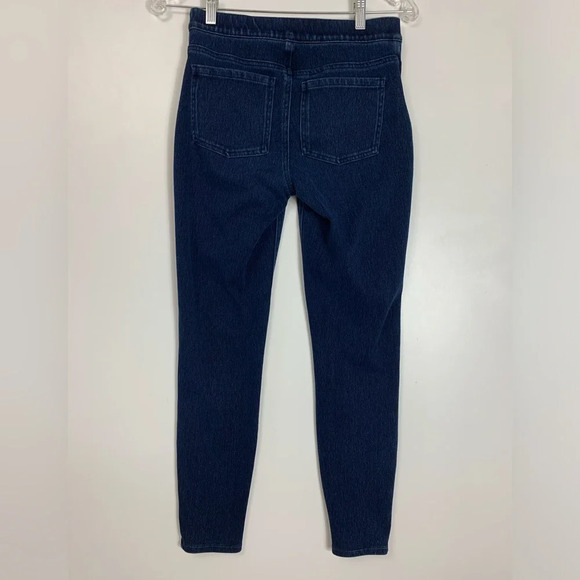 Spanx Jean-ish® Ankle Leggings Size Small Pull On Twilight  Rinse Stretch Casual - Picture 6 of 11